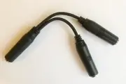 V-Drum Y-Cable Splitter for Alesis - 1X Female Stereo TRS to 2X Female Mono TS