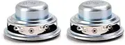 Aswalling 2Pcs 40MM Mini Audio Portable Speakers 16 Core 4 Ohm 5W Full Range Speaker Rubber Side NdFeB Magnetic Speaker