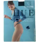 Hue Age Defiance Control Top Sheer Support Leg Black Size 3 Sleek Control