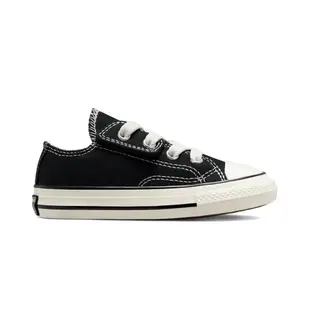 CONVERSE-小童休閒鞋.魔鬼氈 帆布鞋 771641C- CHUCK 70 1V 低筒 黑色