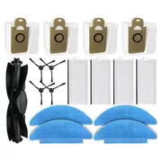 For RoboJet X-One 2 Pro Replacement Parts Accessories Main Side Brush Hepa Filter Mop Cloth Dust Bag