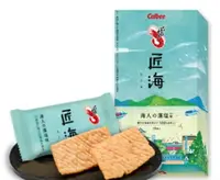 在飛比找樂天市場購物網優惠-Calbee卡樂比 匠海 海人の藻塩味 厚切蝦仙貝 16枚 