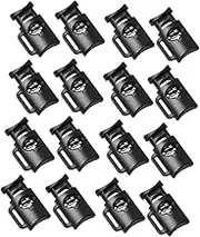 HEALSOPTHY 50pcs Spring Cord Locks Durable End Spring Stoppers for Backpacks Luggage Outdoor Gear Secure Toggle Fasteners for Clothing Shoelaces Tent Accessories