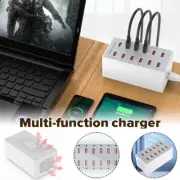 Charger Portable USB Charging Multi 12 Port For Tablet Phone Laptop Adapter NEW