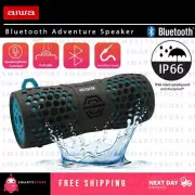 Aiwa IP66 Waterproof Portable Wireless Bluetooth Speaker for Smartphones Black