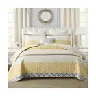 SahSahCasa Quilt King Size, King Quilt Set, 100% Cotton Floral Quilt, King Qu...