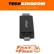 STARTECH SD AND MICRO SD CARD READER, USB-A AND USB-C CONNECTOR