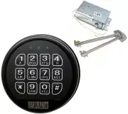 Black Keypad Solenoid Lock Safe Electronic Lock, Gun Safe Lock Replacement Lock