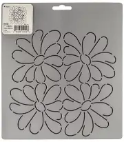 Quilting Stencils Daisy Flower Quilt Pattern 7" Floral Block Quilters Template