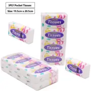 Pocket Tissues 3-ply Makeup Face Facial Wipes Soft Absorbent Hygienic White