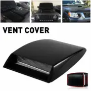 Universal Black Car Decorative Air Flow Intake Hood Scoop Bonnet Vent Cover