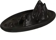 [Cabilock] 1Pc Backflow Incense Burner Ceramic Aromatic Holder for Home Office Decor Creates Mountain Cloud Atmosphere for Meditation Yoga Relaxation