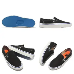 【VANS】Slip-On 48 Deck DX 休閒鞋 黑 白 安納海姆 OG 男鞋 女鞋 懶人鞋(VN0005UPBLA)