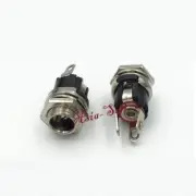 50pcs DC Power Charger Plug 5.5mmx2.1mm Jack Socket Female Panel Mount Connector