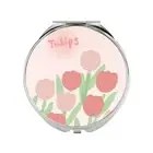 Square Cosmetic Mirror Tulip Folding Mirror Makeup Mirror Cosmetics Tools