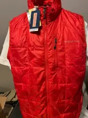 Vineyard Vines Mountain Weekend Vest "PrimaLoft" Insulation Technology Red Size