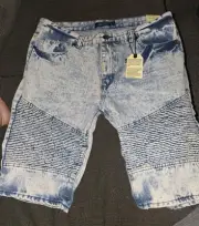 NWT Men’s Trestles Supply Co. Distressed Shorts galaxy size 38
