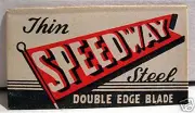 Vintage Speedway Old International Co Razor Blade Bloomfield NJ Old Store Stock