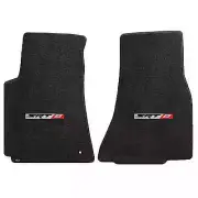 Dodge Challenger 2008-2010-2PC Ebony ULTIMAT Floor Mat Set w/Official SRT8 Logo