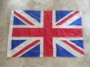 Vintage Flag Union Jack 36” X 24" heavy nylon MADR IN ENGLAND