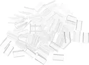 HONMEET 100pcs Transparent Keratin Glue Pellets Strong Adhesive Beads for Hair Extensions Nail Extensions Hot Fusion Glue Granules for Easy Application and Versatile Styling