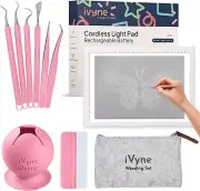 iVyne Complete Set Tracing Weeding Tools Drawing Rechargeable A4 Light Pad