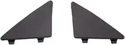 JIUYIN 1Pair Front Lower Bumper Grille Tow Hook Eye Cover Cap Triangle Trim Fit for Mazda, 3 Axela 2014-2016 car Front Bumper Tow Hook