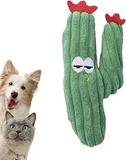 Cat Chew Toys | Cat Teething Toys,Interactive Plush Soothing Cactus Stuffed Pillow Chew-Resistant for Enrichment Mental Stimulation