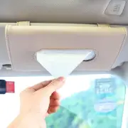 Tissue Box Holder for Car, Car Tissue Holder PU Leather Tissue Box Hanging Pa...