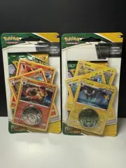 Pokemon Evolving Skies Blister Packs: Emboar & Luxray Factory Sealed (2)