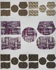 Beer or Wine Placemats (5 Shapes Available) (5 Patterns Available)