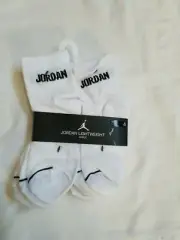 Air Jordan Ankle Socks 6 Pack Kids' Shoe XJ0143-01 Size 5Y-7Y FREE SHIPPING