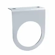 United Pacific 20436 Light Bar Bracket Stainless Steel, With Single Cut Out,