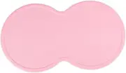 PERSELOSO Silicone Pet Feeding Mat Non Skid Cloud Shape Design Heat Insulation Easy to Clean for Dogs Cats Light Pink