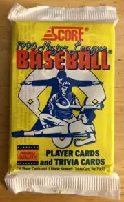 1990 Score Pack Fernando Valenzuela Dodgers Top Mike Stanton Rookie (RC) Braves