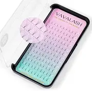 Eyelash Extensions 3D 4D 5D 6D 7D 10D Thickness 0.05/0.07/0.1 C/D Curl Eyelashes Short Stem heat bonded Premade Fans Russian Volume Pre-fanned Lash Extensions Supplies (4D-0.07-C-14mm)