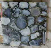 24" Square Wild Agate Stone Mid Century Coffee Table Handcrafted for Home Decors