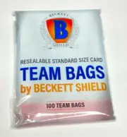 100 BECKETT SHIELD ULTRA SOFT TEAM BAGS TRADING CARD PRO BASEBALL MAGIC POKEMON