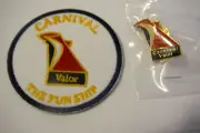 CARNIVAL CRUISE LINES VALOR Platinum Past Guest VIP lapel PIN AND IRON ON PATCH