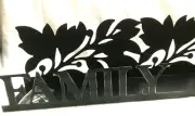 Burnes "Family" Wall Shelf -Black