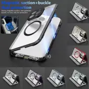 For iPhone 16 Plus 15 14 Pro Max 360° Full Body Case Magnetic Glass Screen Cover