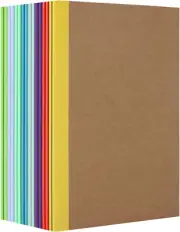 16 Pack A5 Kraft Notebooks Composition Notebooks Exercise Book Writing Journals