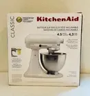 KitchenAid Classic Series 4.5 Quart Tilt-Head Stand Mixer, White (K45SSWH) NEW