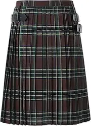 Scottish Kilts for Men Fashion Wedding Casual Highland Utility Kilt Tartans Scottish Holiday Plaid Skirt