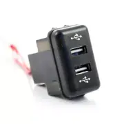 12-24V Dash Dual USB Max 3A Port Charger Outlet for Volvo FH/FH12 trucks