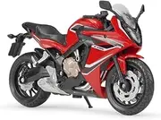Motorcycle Model with Steering Movable Stand for CBR 650F 2018 1:18 Alloy Model Motorcycle Model Motor Bike Miniature Race Toy for Gift Collection