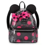Disney Minnie Mouse Loungefly Sequined Mini Backpack