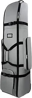 Sided Golf Travel Bag with Wheels, Golf Travel Bags, Airline Golf Club Case, with Smooth Rolling Wheels, Waterproof and Foldable Design, 33x35x135cm, for Coworkers, Family, Friends