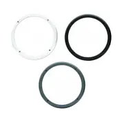 Accessories - Plain Round Marco Cover in White/Charcoal/Silver Superlux Lighting - LK3051