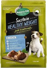 Nature's Gift Adult Dry Dog Food, Chicken 2.5kg - 100% Complete & Balanced Nutrition, Supports Digestion, Immunity & Skin Health